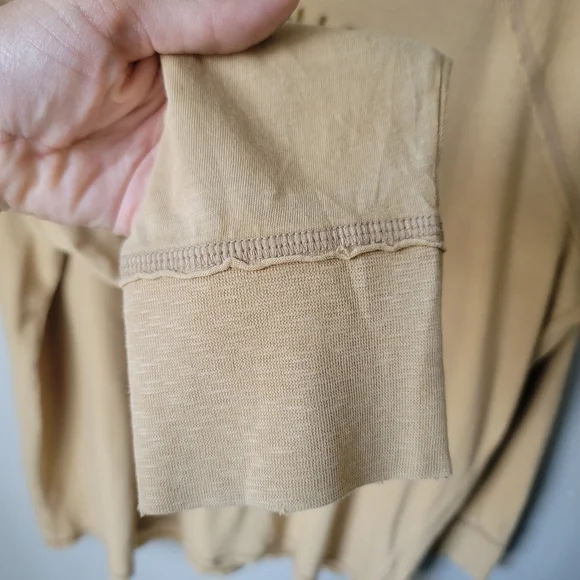 NWT Aerie Game Night Champion Long Sleeve Graphic Tee, Medium, Mustard Yellow - Picture 4 of 8